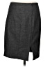 Express Solid Gray Formal Skirt Size 2 - photo 2