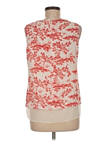 Rose + Olive Sleeveless Blouse (view 2)