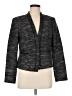 Nine West 100% Polyester Chevron-herringbone Gray Blazer Size 8 - photo 1