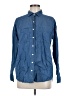 Old Navy 100% Cotton Blue Long Sleeve Button-Down Shirt Size M - photo 1