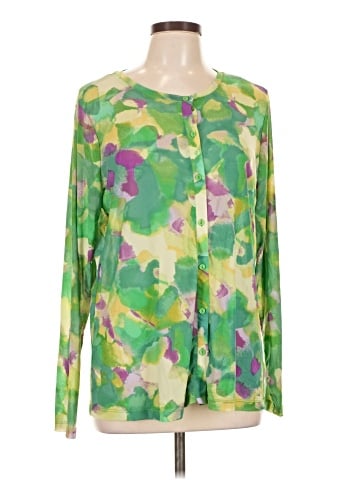 LOGO by Lori Goldstein Long Sleeve Blouse (view 1)