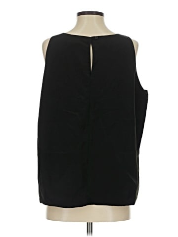 Planet Sleeveless Silk Top (view 2)