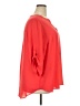 Chaus 100% Polyester Red 3/4 Sleeve Blouse Size 2X - photo 4