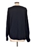 Express 100% Polyester Blue Long Sleeve Blouse Size L - photo 2