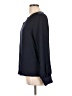 Express 100% Polyester Blue Long Sleeve Blouse Size L - photo 5