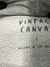 Vintage Canvas 100% Cotton Gray Pullover Hoodie Size S - photo 7