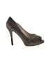 Stuart Weitzman 100% Leather Tweed Gray Heels Size 8 - photo 1