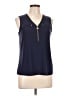 Anne Klein Blue Sleeveless Blouse Size L (estimated) - photo 1