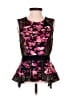 BCBGMAXAZRIA 100% Polyester Black Sleeveless Blouse Size XS - photo 1