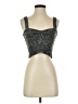 Zara Silver Sleeveless Top Size S - photo 1