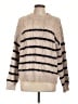 LC Lauren Conrad 100% Polyester Stripes Tan Pullover Sweater Size L - photo 1