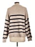 LC Lauren Conrad 100% Polyester Stripes Tan Pullover Sweater Size L - photo 2