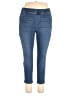Gloria Vanderbilt Solid Blue Jeggings Size 14 - photo 1