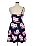 Almost Famous 100% Polyester Floral Blue Cocktail Dress Size XL - photo 2