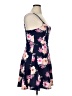 Almost Famous 100% Polyester Floral Blue Cocktail Dress Size XL - photo 4