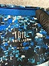 Tail Print Blue Track Jacket Size 0X - photo 6