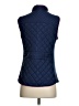 Top It Off 100% Polyester Blue Vest Size S - photo 2