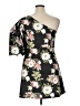 Venus Floral Black Cocktail Dress Size 14 - photo 2