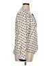 Talbots 100% Polyester Ivory Long Sleeve Blouse Size 14 - photo 4