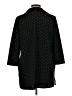 Alfani Polka Dots Black Short Sleeve Blouse Size L - photo 2