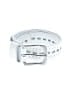 Unbranded 100% Leather White Leather Belt Size XS - photo 1