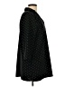 Alfani Polka Dots Black Short Sleeve Blouse Size L - photo 4