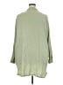 Arula Green 3/4 Sleeve Button-Down Shirt Size 3X - photo 2