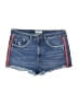 Zara TRF Blue Denim Shorts Size 4 - photo 1