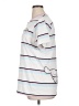 Assorted Brands Stripes White Silver Short Sleeve T-Shirt Size XL - photo 5
