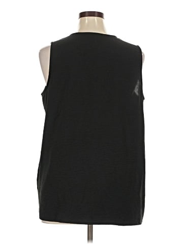 Cotton Bleu Sleeveless T-Shirt (view 2)