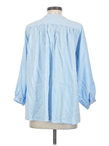 Wilfred Free 3/4 Sleeve Button-Down Shirt (view 2)