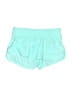 Xhilaration 100% Polyester Solid Teal Shorts Size S - photo 1