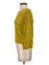 Jeanne Pierre 100% Cotton Yellow Pullover Sweater Size S - photo 5