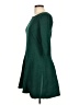Chaps Solid Green Casual Dress Size L - photo 5