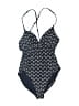 Old Navy Chevron-herringbone Black One Piece Swimsuit Size S - photo 1
