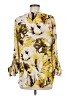 Sioni Yellow Long Sleeve Blouse Size M - photo 2