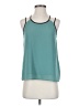Naked Zebra Teal Sleeveless Top Size S - photo 1