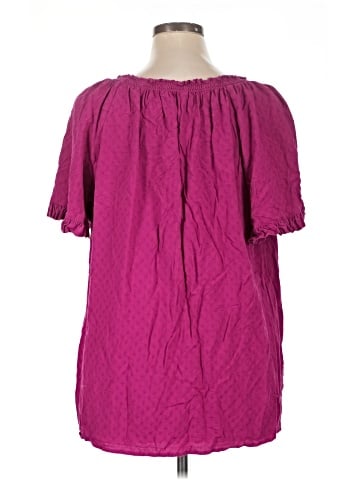 Terra & Sky Short Sleeve Blouse (view 2)