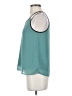 Naked Zebra Teal Sleeveless Top Size S - photo 5
