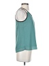 Naked Zebra Teal Sleeveless Top Size S - photo 4