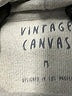 Vintage Canvas 100% Cotton Gray Pullover Hoodie Size M - photo 7