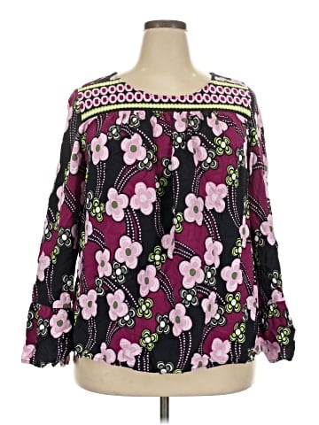 Crown & Ivy Long Sleeve Blouse (view 1)