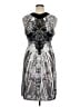 One World Print Gray Casual Dress Size XL - photo 2
