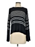 Aqua Stripes Black Pullover Sweater Size XS - photo 1