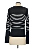 Aqua Stripes Black Pullover Sweater Size XS - photo 2