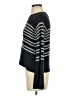 Aqua Stripes Black Pullover Sweater Size XS - photo 5