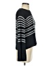 Aqua Stripes Black Pullover Sweater Size XS - photo 4