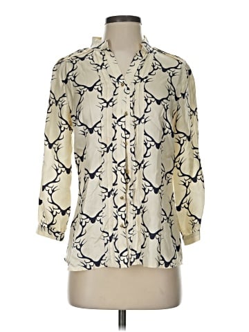 Elizabeth McKay 3/4 Sleeve Silk Top (view 1)