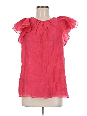 BCBGMAXAZRIA Short Sleeve Blouse (view 1)