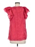 BCBGMAXAZRIA Pink Short Sleeve Blouse Size M - photo 2